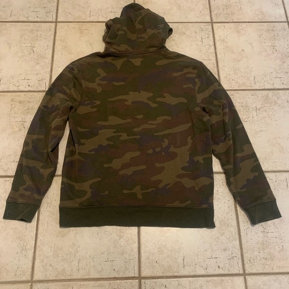 💚GAP Camouflage Hoodie - Men's Size Large - Made in Vietnam - GAP FOR GOOD - Picture 3 of 6